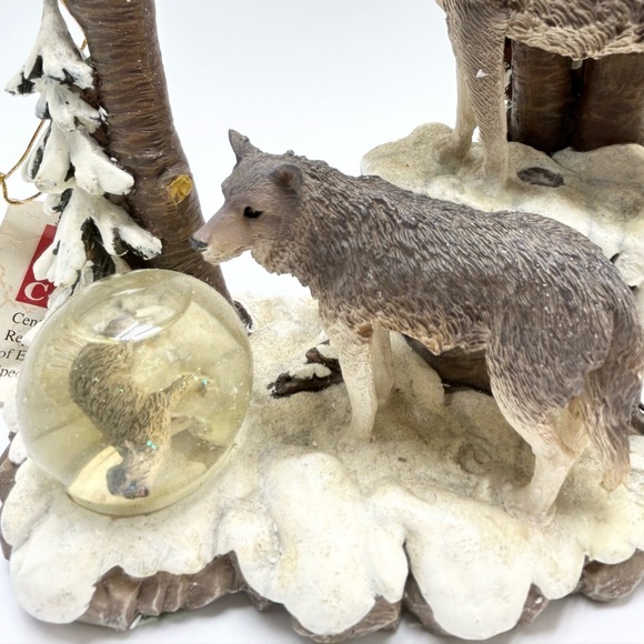 🕰️🌘🐺Cadona - Vintage Collectible Wolf Mantel Quartz Clock. - Picture 13 of 16